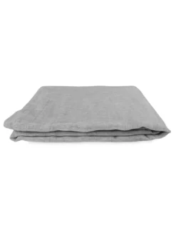 Coppia tendine vetro moderne SIMPLY Grigio - tessuto poliestere bouclè semitrasparente, orlino tunnel