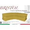 COPRIDIVANO ANGOLARE UNIVERSALE BRISTOL OCRA UNITO