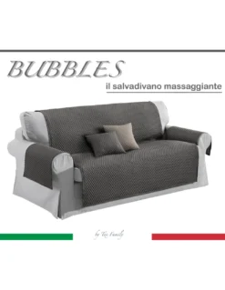 COPRIDIVANO ANT SALVADIVANO BUBBLES ANTRACITE AD EFFETTO MASSAGGIANTE NO STIRO