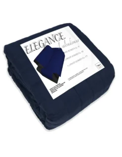 COPRIDIVANO BLU SALVADIVANO ELEGANCE ANTIMACCHIA TRAPUNTATO PIANO LISCIO BLU