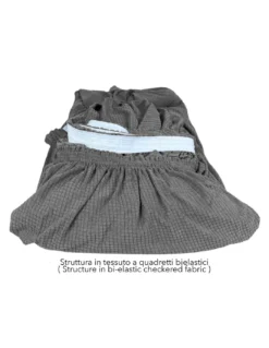 COPRIDIVANO elasticizzato ATENE universale GRIGIO bielastico