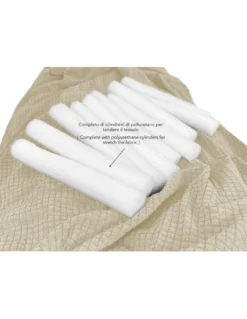 COPRIDIVANO elasticizzato ATENE universale BEIGE bielastico