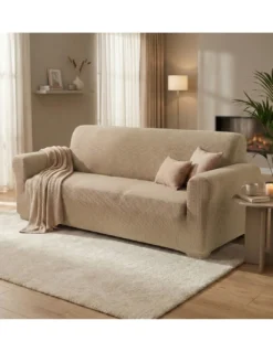 COPRIDIVANO elasticizzato ATENE universale BEIGE bielastico