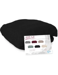 COPRIDIVANO elasticizzato ATENE universale NERO bielastico