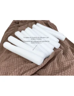 COPRIDIVANO elasticizzato ATENE universale MARRONE bielastico