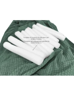 COPRIDIVANO elasticizzato ATENE universale VERDE bielastico
