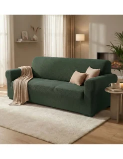 COPRIDIVANO elasticizzato ATENE universale VERDE bielastico