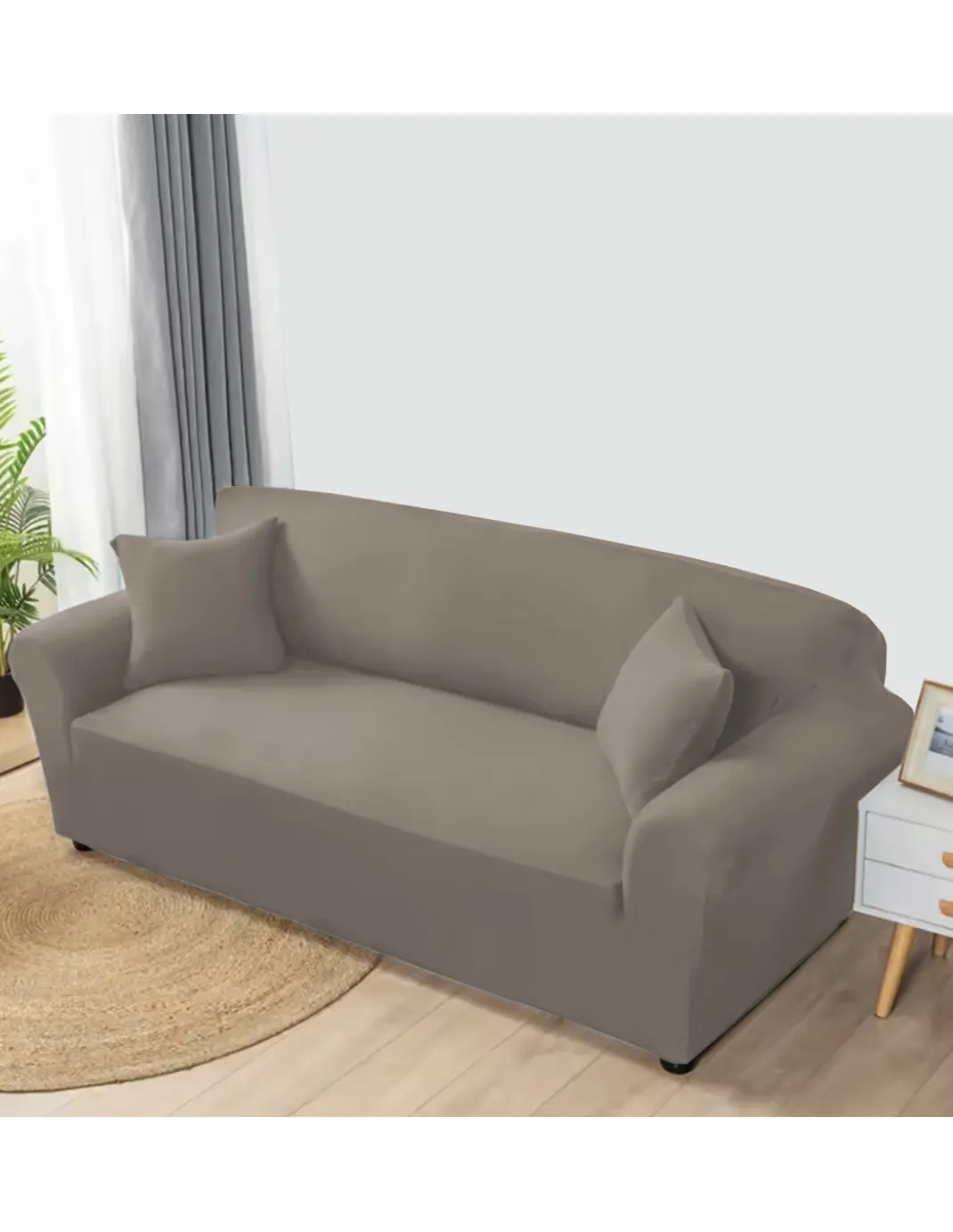 Copridivano FLASH TORTORA elasticizzato ad alta Vestibilità