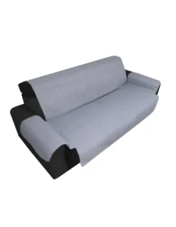 COPRIDIVANO GR SALVADIVANO ELEGANCE GRIGIO ANTIMACCHIA TRAPUNTATO PIANO LISCIO