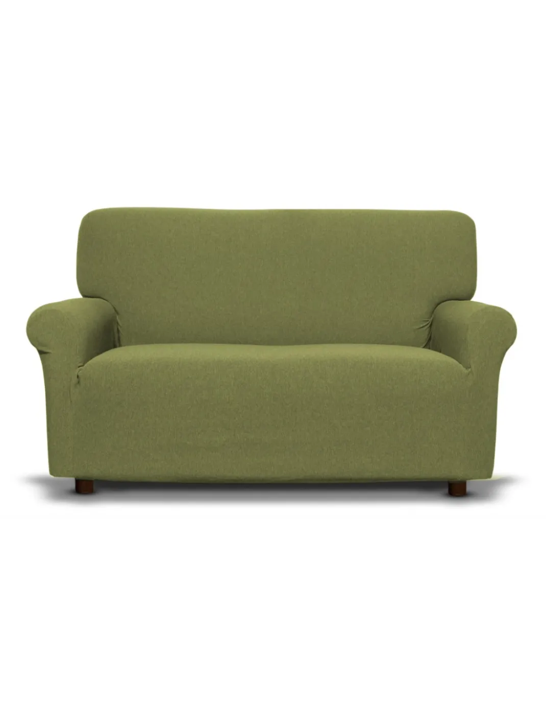 Copridivano New York Verde Kiwi Elasticizzato, Antigraffio, per Divani con Braccioli, Telo Divano Universale, Made in Italy