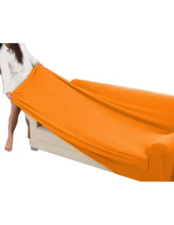 COPRIDIVANO Universale elasticizzato ROMA antimacchia ARANCIO