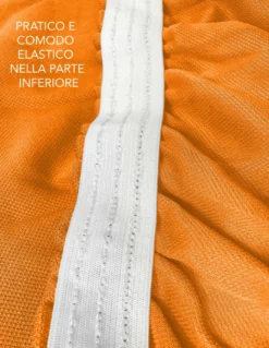 COPRIDIVANO Universale elasticizzato ROMA antimacchia ARANCIO