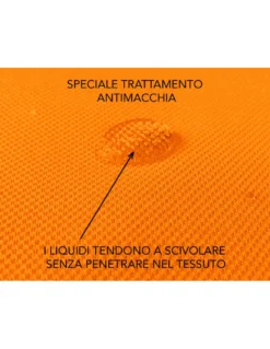 COPRIDIVANO Universale elasticizzato ROMA antimacchia ARANCIO