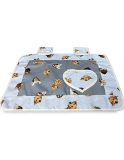 COPRIFORNO copri forno CANI GRIGIO scuro