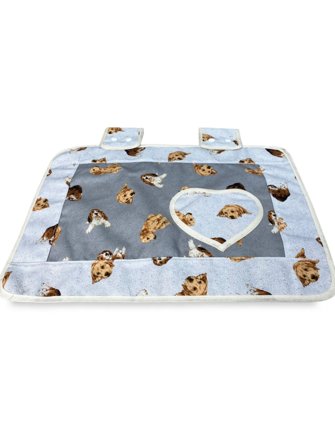 COPRIFORNO copri forno CANI GRIGIO scuro