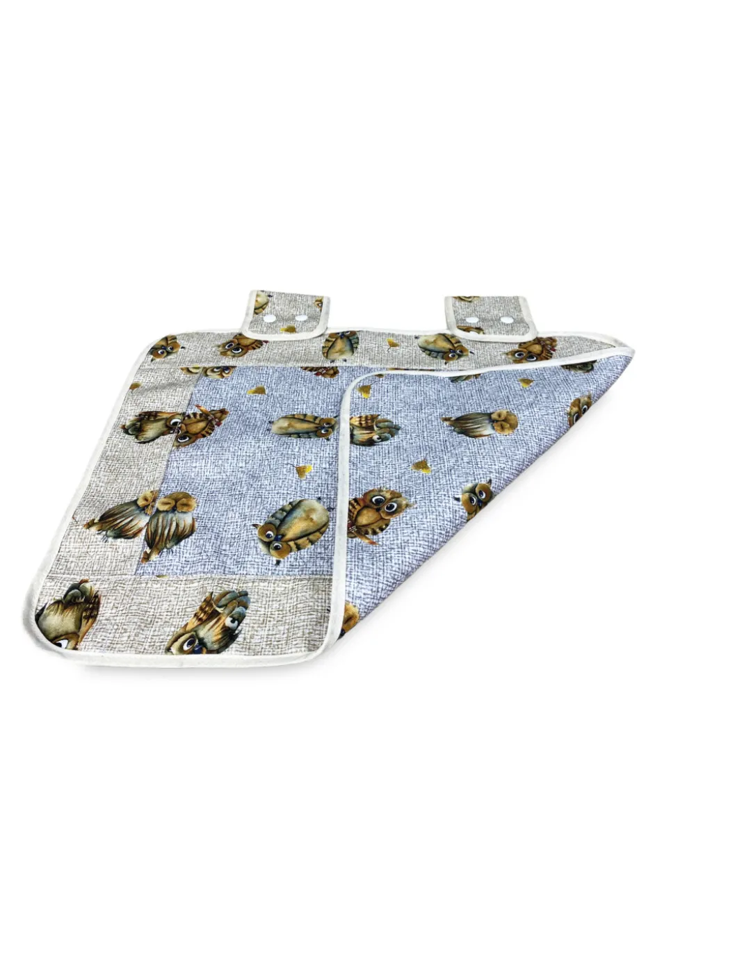 COPRIFORNO copri forno GUFI gufetti GRIGIO