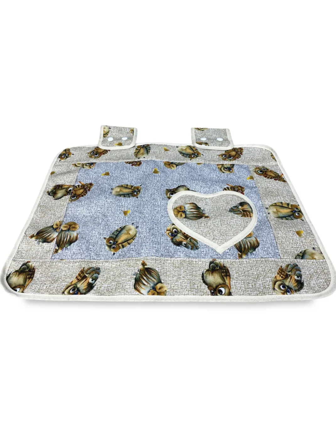 COPRIFORNO copri forno GUFI gufetti GRIGIO