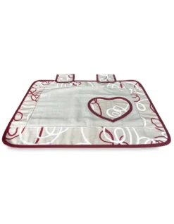 COPRIFORNO copri forno IN TESSUTO streamer ROSSO