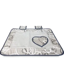 COPRIFORNO copri forno IN TESSUTO streamer GRIGIO