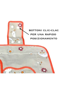 COPRIFORNO COPRI FORNO IN TESSUTO OCA OCHETTE