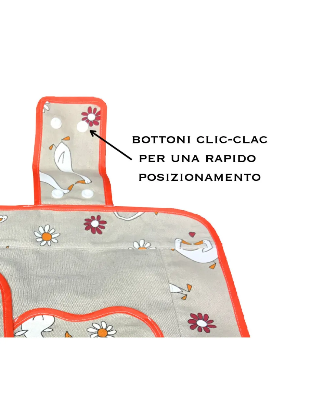 COPRIFORNO COPRI FORNO IN TESSUTO OCA OCHETTE