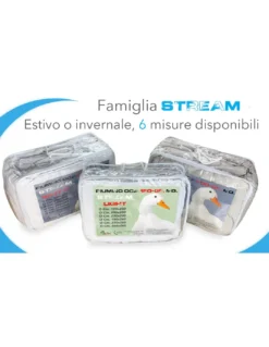 COPRILETTO in PIUMINO OCA Stream ESTIVO Leggero 150 GR. 80% PIUMA OCA 20% PIUMINO OCA Bicolore