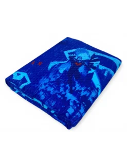 Copriletto Singolo Bambini 170x250 Superman DC Comics Blu “Dark Side” – Trapuntino Leggero 80 g/m², Made in Italy