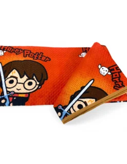 Copriletto Singolo Bambini 170x250 Harry Potter Arancione – Trapuntino Leggero 80 g/m² in Microfibra, Made in Italy
