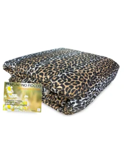 COPRILETTO Trapuntato FIOCCO © Leopardato MACULATO Made in Italy