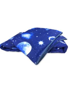 COPRILETTO trapuntato MOON LUNA CIELO STELLATO made in Italy