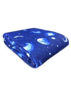 COPRILETTO trapuntato MOON LUNA CIELO STELLATO made in Italy
