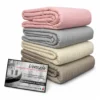 Copriletto Trapuntato Venezia Matrimoniale 250x250 Beige – Microfibra Manopesca, Trapuntatura Quadretti, 100 g/m², Bordo a Onde