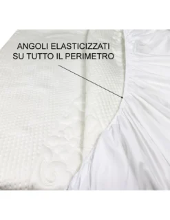 COPRIMATERASSO antiacaro ANALLERGICO MADRID in memory SOFFICISSIMO