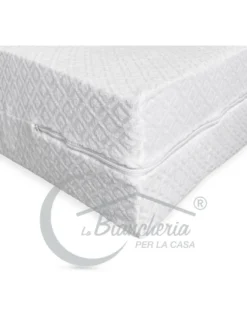 COPRIMATERASSO Elasticizzato INTERO FLY 2.0 IN Spugna JACQUARD con cerniera Zip