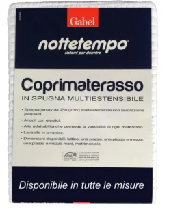 Coprimaterasso Gabel Spugna Jersey Multiestensibile - Angoli Elastici H27
