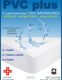 Coprimaterasso IMPERMEABILE Sanitario PVC