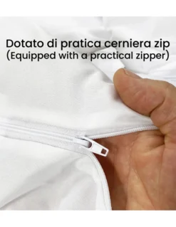 Coprimaterasso Impermeabile Integrale con cerniera Zip SENSOR