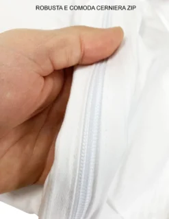 COPRIMATERASSO ITALO a sacco CON CERNIERA ZIP A L altezza cm. 27 per materassi alti