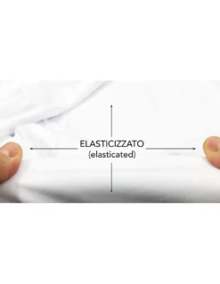 COPRIMATERASSO PROTECK con cerniera Zip IN JERSEY di puro cotone elasticizzato
