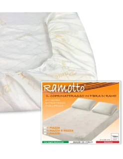 COPRIMATERASSO RAMOTTO © IN FIBRA DI RAME