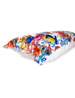 COPRIPIUMINO ACQUARIO Pesci Tropicali in Puro cotone Made in Italy