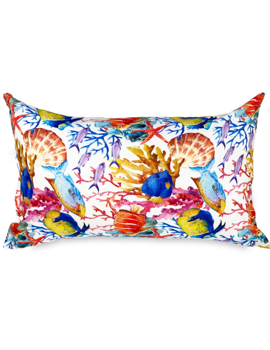 COPRIPIUMINO ACQUARIO Pesci Tropicali in Puro cotone Made in Italy