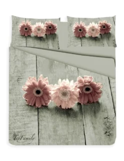 COPRIPIUMINO IMA.TEX FOTOGRAFICO GERBERA ROSA
