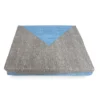 COPRIPIUMINO in flanella FLANELLATO BICOLORE Grigio e Blu in Puro Cotone