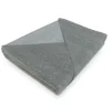 COPRIPIUMINO in flanella FLANELLATO BICOLORE grigio in Puro Cotone