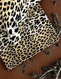 Copripiumino Leopardato - Set Letto in Puro Cotone 100% - Singolo, Piazza e Mezza, Matrimoniale - Made in Italy