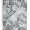 Copripiumino Matrimoniale in Flanella 250x200 cm "Tempo di Dormire" - Fiore Grigio | Morbido, Caldo e Made in Italy