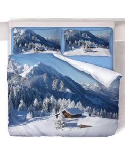 COPRIPIUMINO Rasatello HD FOTOGRAFICO BAITA neve