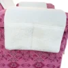 Copripoltrona in pura lana merinos artigianale Made in Italy, con tasche laterali e elastico, regalo perfetto per nonni e papà