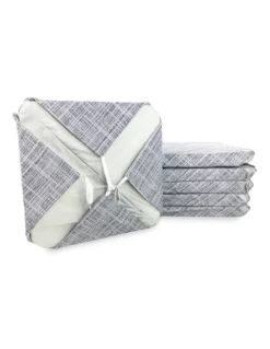 COPRISEDIA con ALI tinta unita IN TESSUTO Jacquard MODERN Grigio